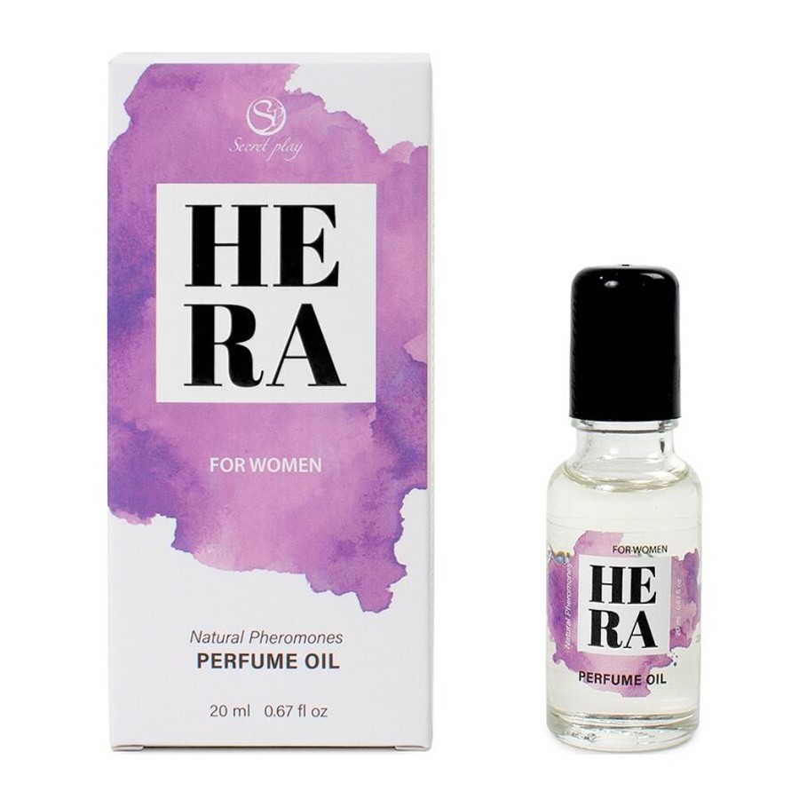 SECRETPLAY - HERA PROFUMO NATURALE FEROMONI IN OLIO PER DONNA 20 ML